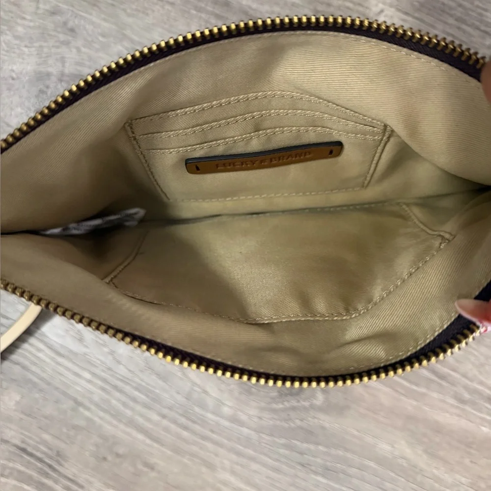 Lucky Brand Tri-Color Leather Wristlet - Picture 3 of 4